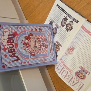 Labubu Kitty Playset - Pink and White